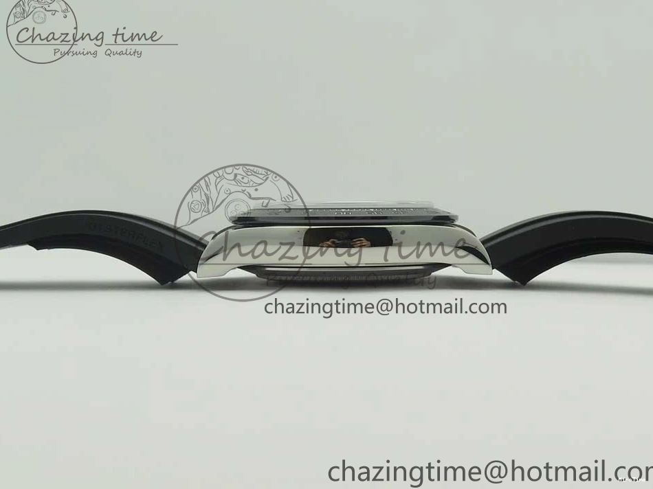 MiroTime 0217 Daytona 116519 Noob 1:1 Best Edition 904L SS Case Gray Black Dial on Black Rubber Strap SA4130 (Free Extra Strap) Durable 3336